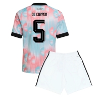 Camiseta Bélgica Maxim De Cuyper #5 Segunda Equipación Replica Mundial 2026 para niños mangas cortas (+ Pantalones cortos)